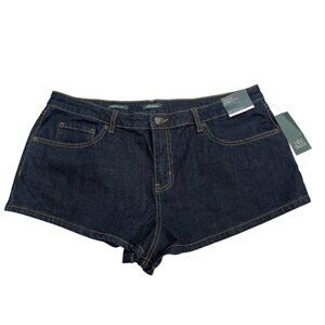 Wild Fable High Rise Cheeky 2" Inseam Dark Wash Shorts Women's Plus size 16R